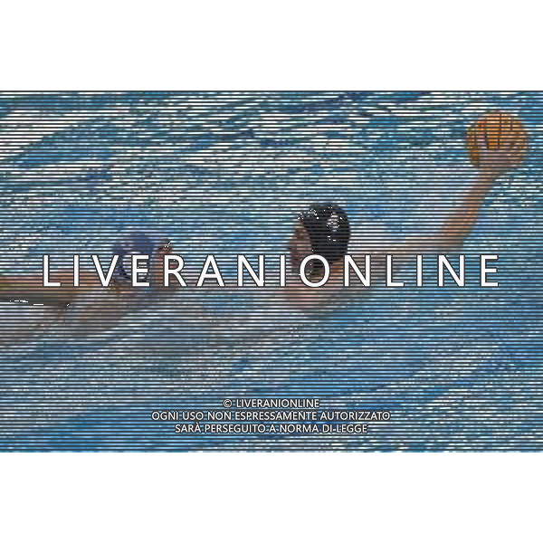 Francesco Di Fulvio Pro Recco , Pietro Figlioli Brescia , Bari 10/03/2019 Stadio del Nuoto Coppa Italia Final Six Pallanuoto Uomini Finale 1/2 posto Pro Recco - AN Brescia PH Fotolive/ Andrea Staccioli/Deepbluemedia/Insidefoto / AGENZIA ALDO LIVERANI SAS