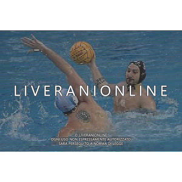 Niccolo Figari Pro Recco , Valerio Rizzo Brescia ,Bari 10/03/2019 Stadio del Nuoto Coppa Italia Final Six Pallanuoto Uomini Finale 1/2 posto Pro Recco - AN Brescia PH Fotolive/ Andrea Staccioli/Deepbluemedia/Insidefoto / AGENZIA ALDO LIVERANI SAS