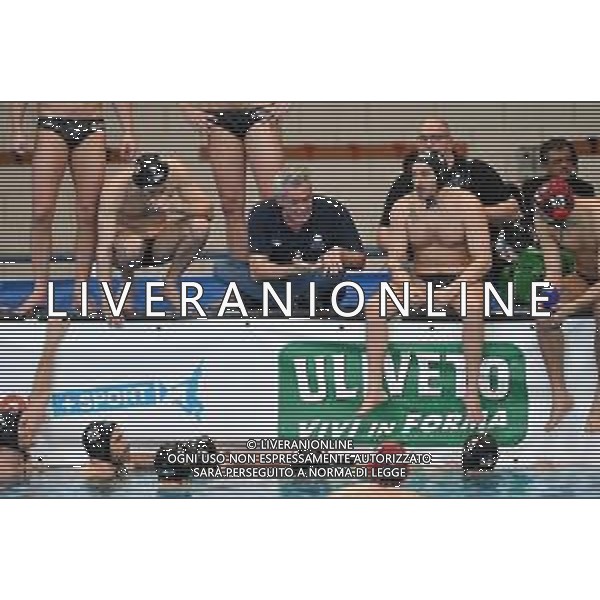 Alessandro Bovo coach Brescia time out , Bari 10/03/2019 Stadio del Nuoto Coppa Italia Final Six Pallanuoto Uomini Finale 1/2 posto Pro Recco - AN Brescia PH Fotolive/ Andrea Staccioli/Deepbluemedia/Insidefoto / AGENZIA ALDO LIVERANI SAS