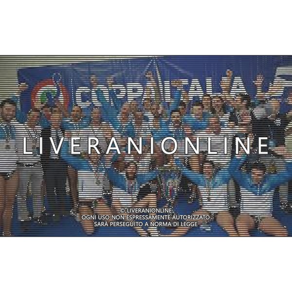 Esultanza Pro Recco vincitrice Coppa Italia ,Bari 10/03/2019 Stadio del Nuoto Coppa Italia Final Six Pallanuoto Uomini Finale 1/2 posto Pro Recco - AN Brescia Foto Andrea Staccioli/Deepbluemedia/Insidefoto / AGENZIA ALDO LIVERANI SAS