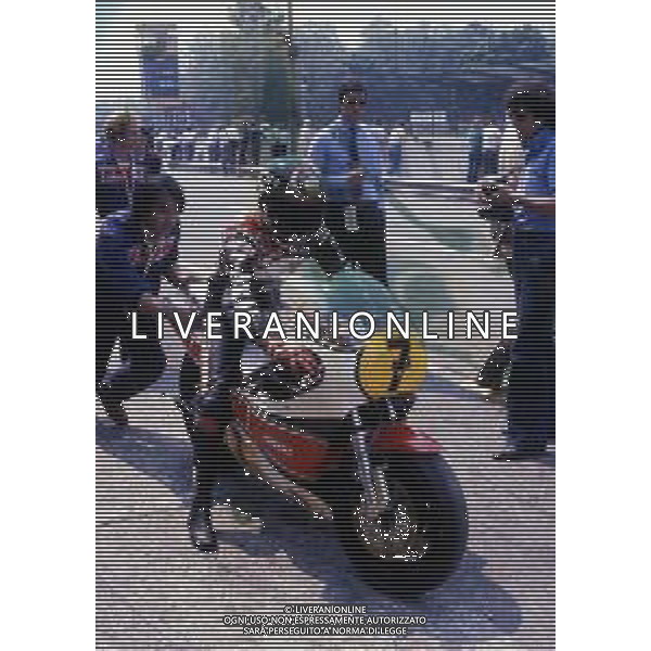 RETROSPETTIVA BARRY SHEENA MOTOCICLISMO NELLA FOTO BARRY SHEENE AG ALDO LIVERANI SAS