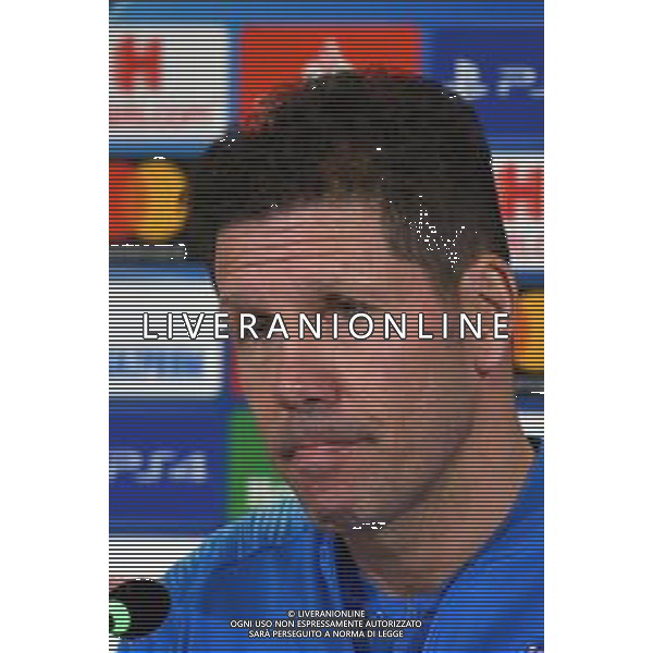 Torino 11.03.2019 11.03.2019 conferenza Stampa Champions League Juventus vs Atletico Madrid ©Falzone/Agenzia Aldo Liverani NELLA FOTO : Diego Simeone