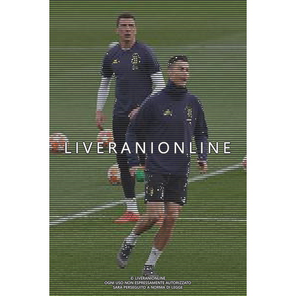 Torino 11.03.2019 11.03.2019 Allenamento Champions League Juventus vs Atletico Madrid ©Falzone/Agenzia Aldo Liverani NELLA FOTO : Cristiano Ronaldo in allenamento