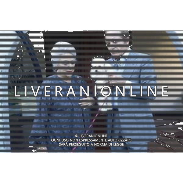 RETROSPETTIVA ROSSANO BRAZZI ATTORE E REGISTA NELLA FOTO ROSSANO BRAZZI CON LA MOGLIE LIDIA BARTOLINI AG ALDO LIVERANI SAS