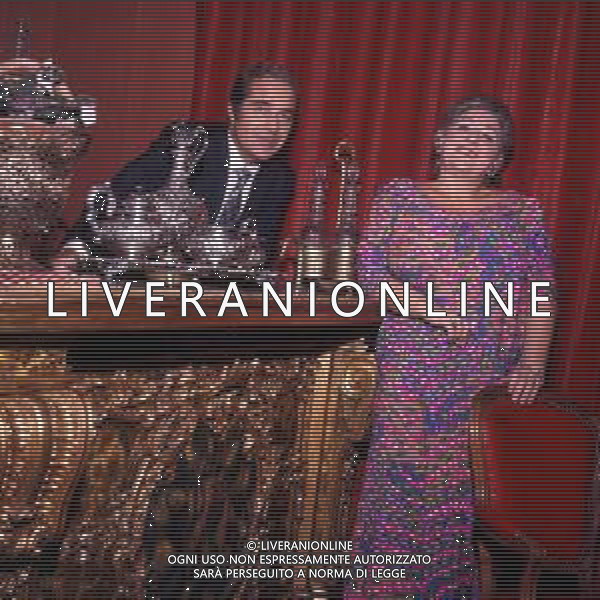 RETROSPETTIVA ROSSANO BRAZZI ATTORE E REGISTA NELLA FOTO ROSSANO BRAZZI CON LA MOGLIE LIDIA BERTOLINI AG ALDO LIVERANI SAS