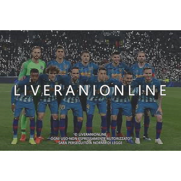 Torino 12.03.2019 Allianz Stadium 12.03.2019 Ottavi di finale Champions League Juventus vs Atletico Madrid ©Falzone/Agenzia Aldo Liverani NELLA FOTO : FORMAZIONE ATLETICO / AGENZIA ALDO LIVERANI SAS