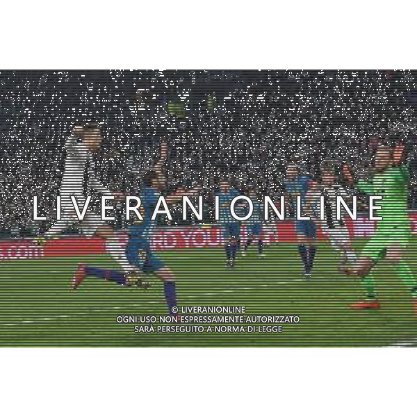 Torino 12.03.2019 Allianz Stadium 12.03.2019 Ottavi di finale Champions League Juventus vs Atletico Madrid ©Falzone/Agenzia Aldo Liverani NELLA FOTO : IL GOL DI CRISTIANO RONALDO / AGENZIA ALDO LIVERANI SAS