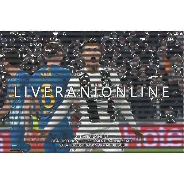 Torino 12.03.2019 Allianz Stadium 12.03.2019 Ottavi di finale Champions League Juventus vs Atletico Madrid ©Falzone/Agenzia Aldo Liverani NELLA FOTO : ESULTANZA DOPO IL GOL DI CRISTIANO RONALDO / AGENZIA ALDO LIVERANI SAS
