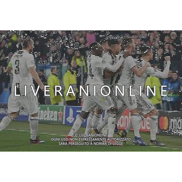 Torino 12.03.2019 Allianz Stadium 12.03.2019 Ottavi di finale Champions League Juventus vs Atletico Madrid ©Falzone/Agenzia Aldo Liverani NELLA FOTO : ESULTANZA DOPO IL SECONDO GOL DI CRISTIANO RONALDO / AGENZIA ALDO LIVERANI SAS
