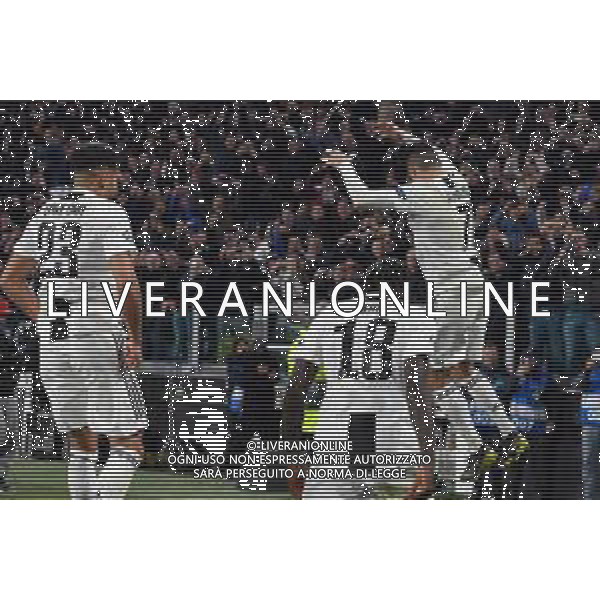 Torino 12.03.2019 Allianz Stadium 12.03.2019 Ottavi di finale Champions League Juventus vs Atletico Madrid ©Falzone/Agenzia Aldo Liverani NELLA FOTO : ESULTANZA DOPO IL TERZO GOL DI CRISTIANO RONALDO SU RIGORE / AGENZIA ALDO LIVERANI SAS