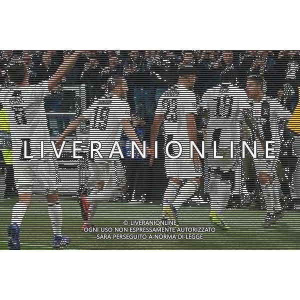 Torino 12.03.2019 Allianz Stadium 12.03.2019 Ottavi di finale Champions League Juventus vs Atletico Madrid ©Falzone/Agenzia Aldo Liverani NELLA FOTO : ESULTANZA DOPO IL TERZO GOL DI CRISTIANO RONALDO SU RIGORE / AGENZIA ALDO LIVERANI SAS