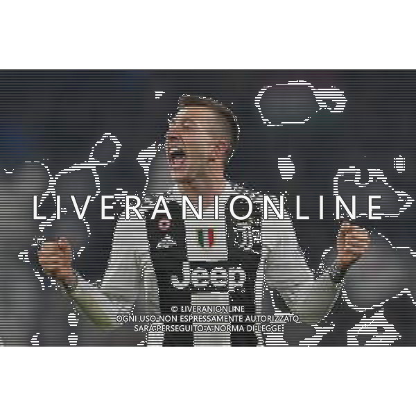 Torino 12.03.2019 Allianz Stadium 12.03.2019 Ottavi di finale Champions League Juventus vs Atletico Madrid ©Falzone/Agenzia Aldo Liverani NELLA FOTO : ESULTANZA DI FEDERICO BERNARDESCHI A FINE GARA / AGENZIA ALDO LIVERANI SAS