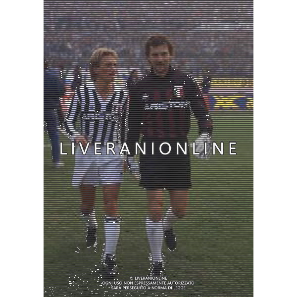 RETROSPETTIVA STEFANO TACCONI CALCIATORE NELLA FOTO STEFANO TACCONI CON MASSIMO BONINI AG ALDO LIVERANI SAS