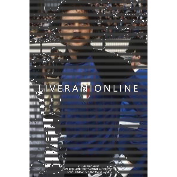 RETROSPETTIVA STEFANO TACCONI CALCIATORE NELLA FOTO STEFANO TACCONI CON LA MAGLIA DELLA JUVENTUS AG ALDO LIVERANI SAS