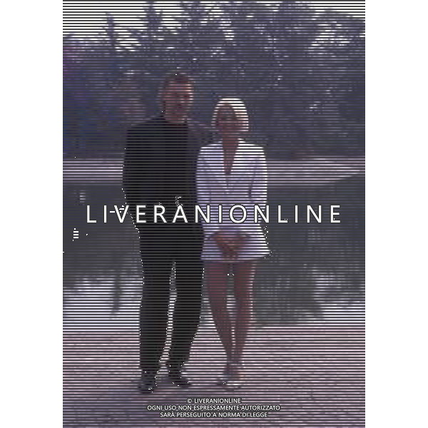 RETROSPETTIVA STEFANO TACCONI CALCIATORE NELLA FOTO STEFANO TACCONI CON ANTONELA ELIA AG ALDO LIVERANI SAS