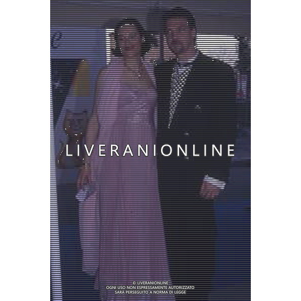 RETROSPETTIVA STEFANO TACCONI CALCIATORE NELLA FOTO STEFANO TACCONI CON LA MOGLIE LAURA SPERANZA AG ALDO LIVERANI SAS 