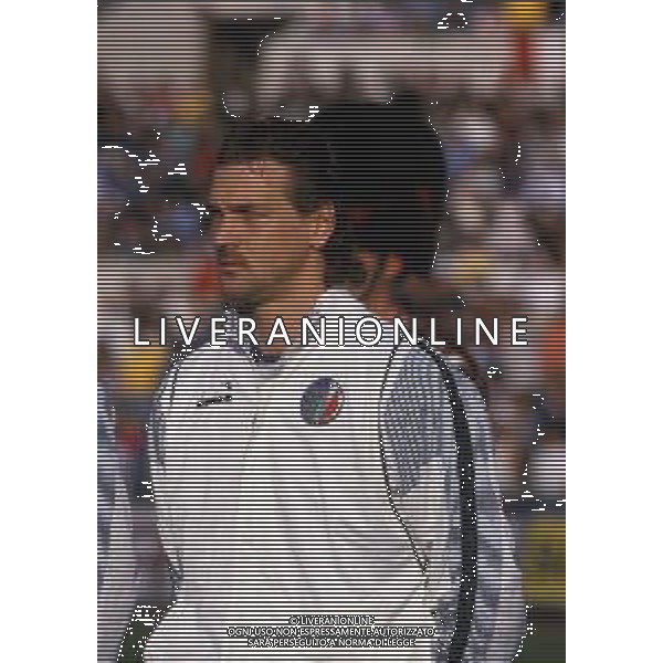 RETROSPETTIVA STEFANO TACCONI CALCIATORE NELLA FOTO STEFANO TACCONI CON LA MAGLIA DELLA JUVENTUS AG ALDO LIVERANI SAS