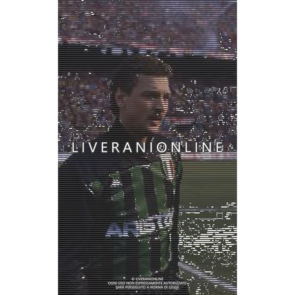 RETROSPETTIVA STEFANO TACCONI CALCIATORE NELLA FOTO STEFANO TACCONI CON LA MAGLIA DELLA JUVENTUS AG ALDO LIVERANI SAS