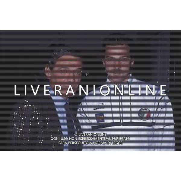 RETROSPETTIVA STEFANO TACCONI CALCIATORE NELLA FOTO STEFANO TACCONI CON GIGI RIVA AG ALDO LIVERANI SAS