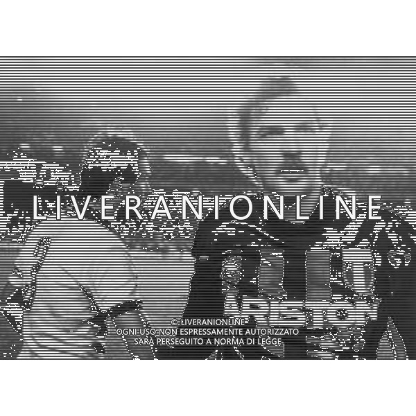 RETROSPETTIVA STEFANO TACCONI CALCIATORE NELLA FOTO STEFANO TACCONI CON LA MAGLIA DELLA JUVENTUS E ANTONIO CABRINI AG ALDO LIVERANI SAS