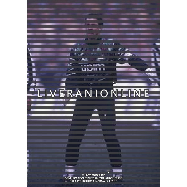 RETROSPETTIVA STEFANO TACCONI CALCIATORE NELLA FOTO STEFANO TACCONI CON LA MAGLIA DELLA JUVENTUS AG ALDO LIVERANI SAS