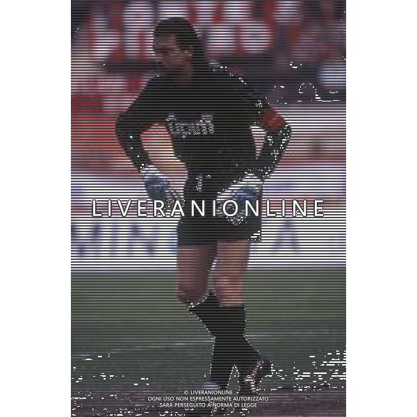RETROSPETTIVA STEFANO TACCONI CALCIATORE NELLA FOTO STEFANO TACCONI CON LA MAGLIA DELLA JUVENTUS AG ALDO LIVERANI SAS