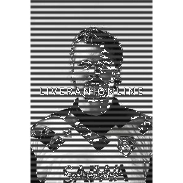 RETROSPETTIVA STEFANO TACCONI CALCIATORE NELLA FOTO STEFANO TACCONI CON LA MAGLIA DEL GENOA 1993-1994 AG ALDO LIVERANI SAS 