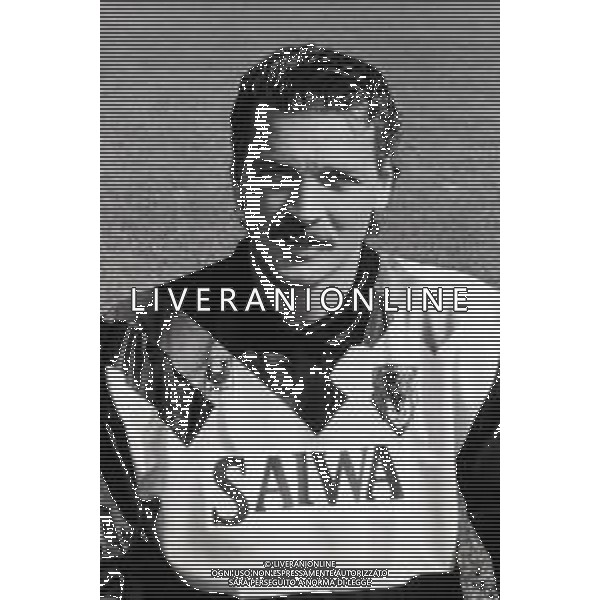 RETROSPETTIVA STEFANO TACCONI CALCIATORE NELLA FOTO STEFANO TACCONI CON LA MAGLIA DEL GENOA AG ALDO LIVERANI SAS