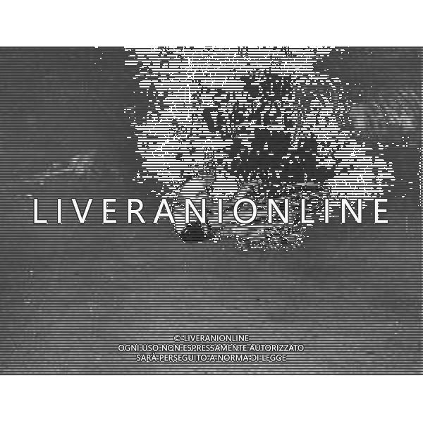 RETROSPETTIVA FAUSTO COPPI CICLISTA NELLA FOTO FAUSTO COPPI LA CADUTA SUL CIRCUITO DI MONZA FOTO GM-DFP-AG ALDO LIVERANI SAS