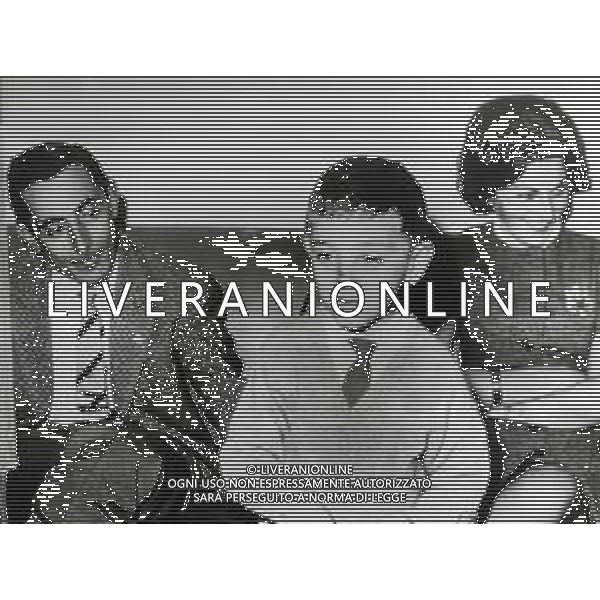 RETROSPETTIVA FAUSTO COPPI CICLISTA NELLA FOTO FAUSTO COPPI CON GLIULIA OCCHINI E FIGLIO FAUSTINO FOTO GM-DFP-AG ALDO LIVERANI SAS