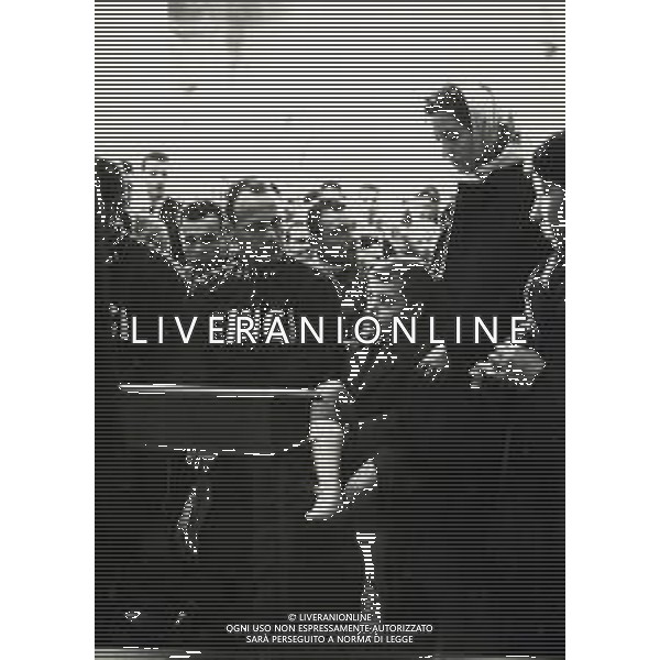 RETROSPETTIVA FAUSTO COPPI CICLISTA 04-01-1960 NELLA FOTO FAUSTINO COPPI AI FUNERALI DEL PADRE FOTO GM-DFP-AG ALDO LIVERANI SAS