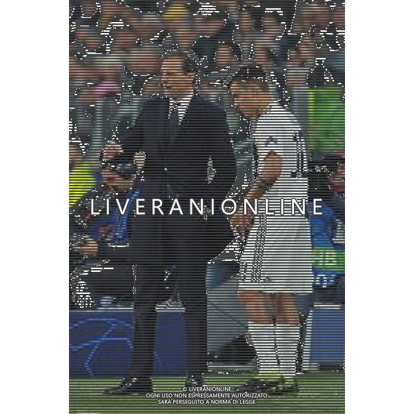 Torino 12.03.2019 Allianz Stadium 12.03.2019 Ottavi di finale Champions League Juventus vs Atletico Madrid ©Falzone/Agenzia Aldo Liverani NELLA FOTO : Massimiliano Allegri-Paulo Dybala