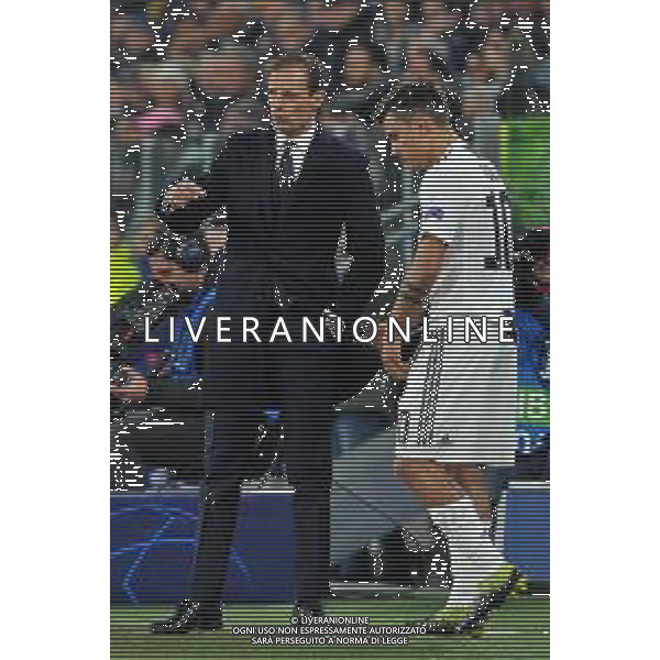 Torino 12.03.2019 Allianz Stadium 12.03.2019 Ottavi di finale Champions League Juventus vs Atletico Madrid ©Falzone/Agenzia Aldo Liverani NELLA FOTO : Massimiliano Allegri-Paulo Dybala