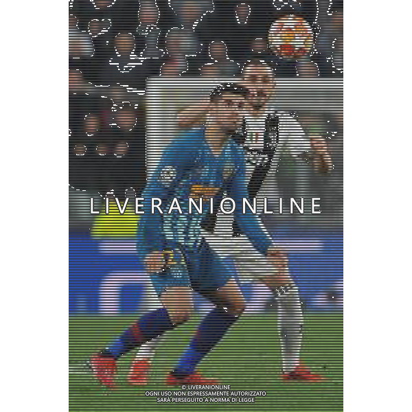 Torino 12.03.2019 Allianz Stadium 12.03.2019 Ottavi di finale Champions League Juventus vs Atletico Madrid ©Falzone/Agenzia Aldo Liverani NELLA FOTO : Alvaro Morata-Leonardo Bonucci