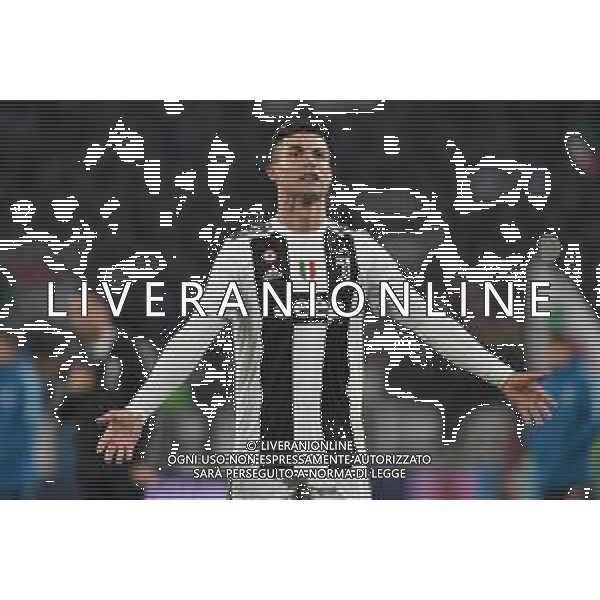 Torino 12.03.2019 Allianz Stadium 12.03.2019 Ottavi di finale Champions League Juventus vs Atletico Madrid ©Falzone/Agenzia Aldo Liverani NELLA FOTO : ESULTANZE FINALI-Cristiano Ronaldo