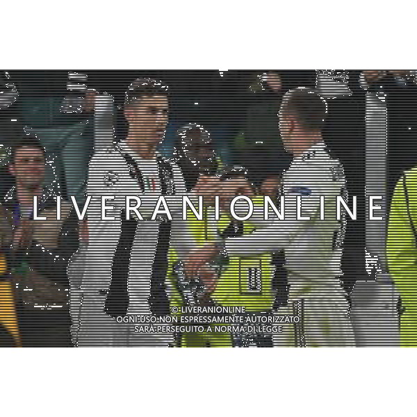 Torino 12.03.2019 Allianz Stadium 12.03.2019 Ottavi di finale Champions League Juventus vs Atletico Madrid ©Falzone/Agenzia Aldo Liverani NELLA FOTO : ESULTANZA 3°GOL DI CRISTIANO ROLANDO
