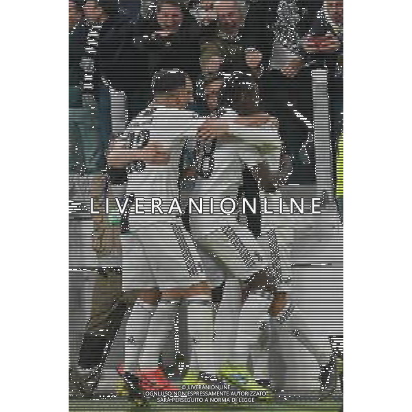 Torino 12.03.2019 Allianz Stadium 12.03.2019 Ottavi di finale Champions League Juventus vs Atletico Madrid ©Falzone/Agenzia Aldo Liverani NELLA FOTO : ESULTANZA 3°GOL DI CRISTIANO ROLANDO