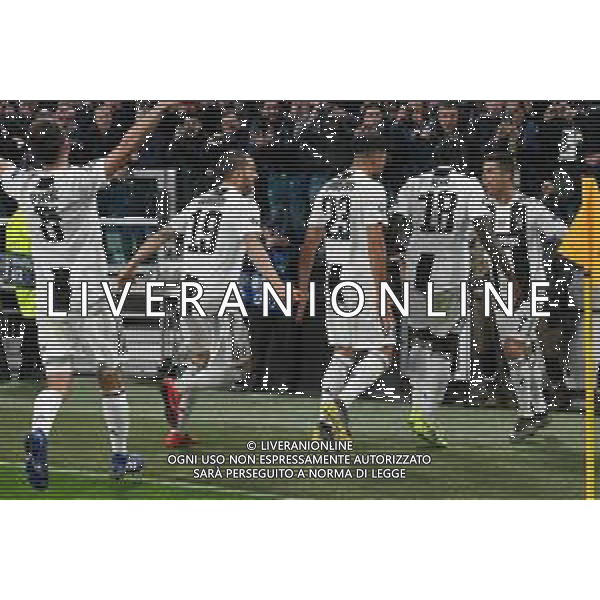 Torino 12.03.2019 Allianz Stadium 12.03.2019 Ottavi di finale Champions League Juventus vs Atletico Madrid ©Falzone/Agenzia Aldo Liverani NELLA FOTO : ESULTANZA 3°GOL DI CRISTIANO ROLANDO