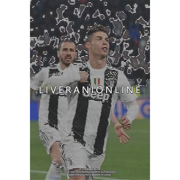Torino 12.03.2019 Allianz Stadium 12.03.2019 Ottavi di finale Champions League Juventus vs Atletico Madrid ©Falzone/Agenzia Aldo Liverani NELLA FOTO : ESULTANZA 3°GOL DI CRISTIANO ROLANDO