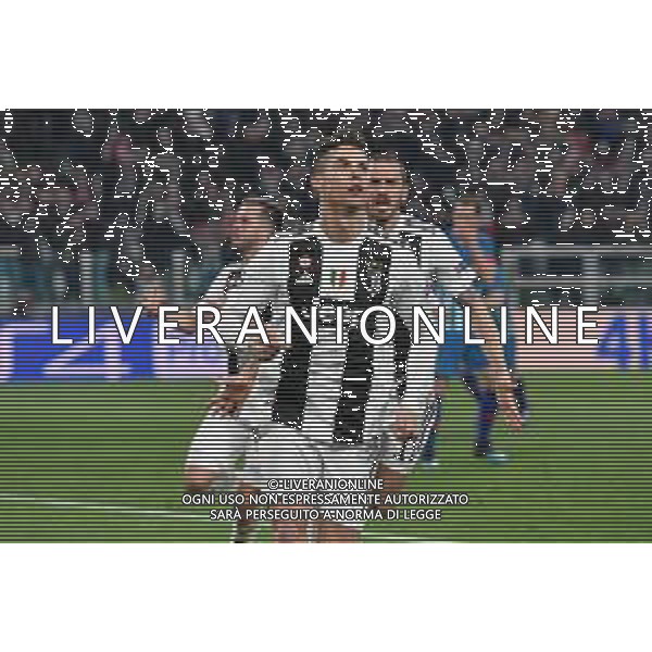 Torino 12.03.2019 Allianz Stadium 12.03.2019 Ottavi di finale Champions League Juventus vs Atletico Madrid ©Falzone/Agenzia Aldo Liverani NELLA FOTO : ESULTANZA 3°GOL DI CRISTIANO ROLANDO