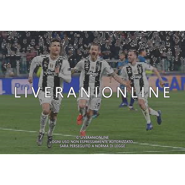 Torino 12.03.2019 Allianz Stadium 12.03.2019 Ottavi di finale Champions League Juventus vs Atletico Madrid ©Falzone/Agenzia Aldo Liverani NELLA FOTO : ESULTANZA 3°GOL DI CRISTIANO ROLANDO