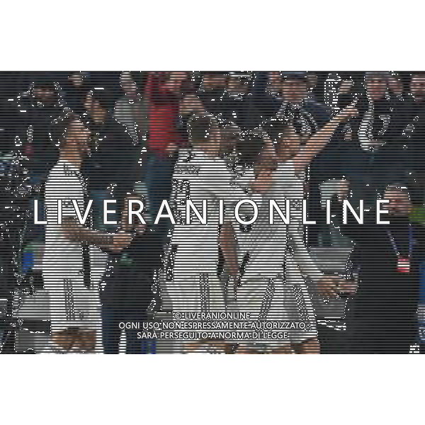 Torino 12.03.2019 Allianz Stadium 12.03.2019 Ottavi di finale Champions League Juventus vs Atletico Madrid ©Falzone/Agenzia Aldo Liverani NELLA FOTO : ESULTANZA 2°GOL DI CRISTIANO RONALDO