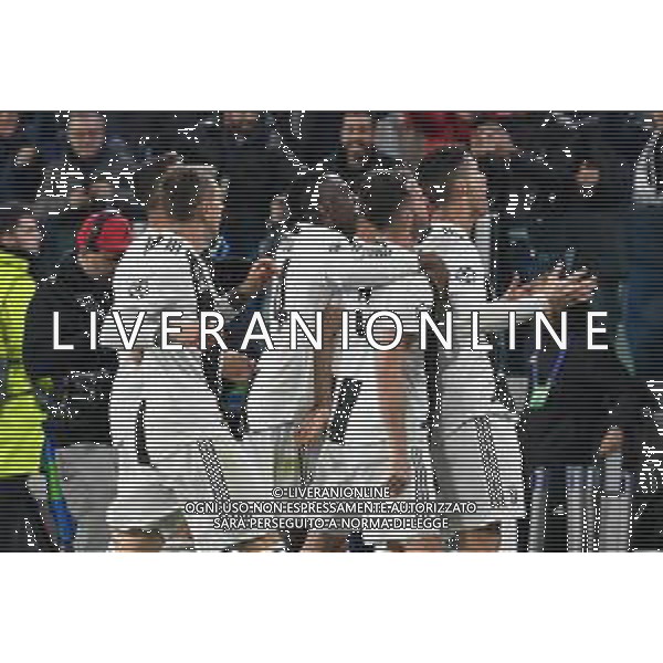 Torino 12.03.2019 Allianz Stadium 12.03.2019 Ottavi di finale Champions League Juventus vs Atletico Madrid ©Falzone/Agenzia Aldo Liverani NELLA FOTO : ESULTANZA 2°GOL DI CRISTIANO RONALDO
