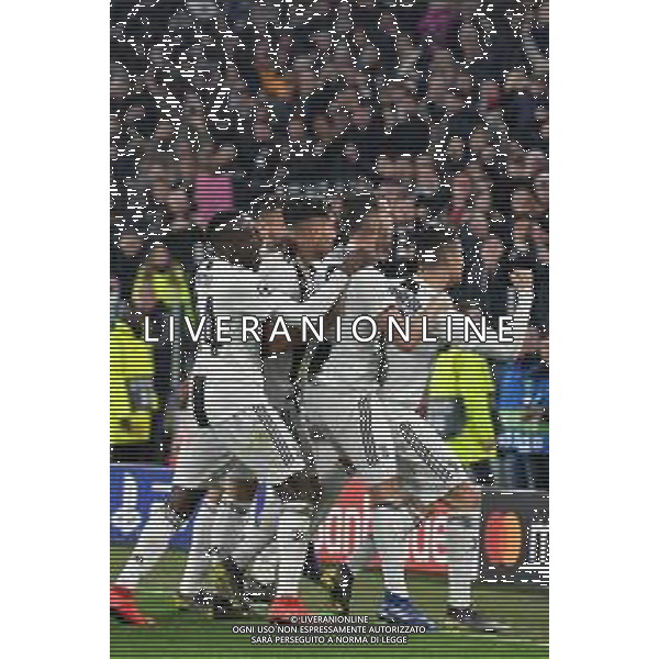 Torino 12.03.2019 Allianz Stadium 12.03.2019 Ottavi di finale Champions League Juventus vs Atletico Madrid ©Falzone/Agenzia Aldo Liverani NELLA FOTO : ESULTANZA 2°GOL DI CRISTIANO RONALDO