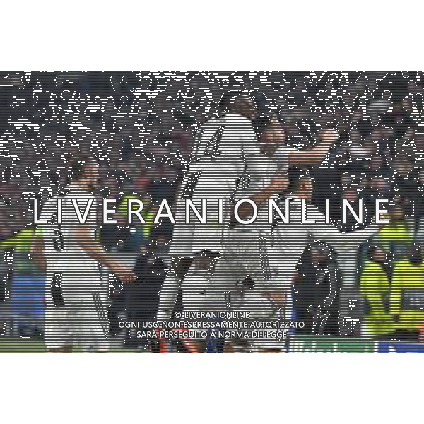 Torino 12.03.2019 Allianz Stadium 12.03.2019 Ottavi di finale Champions League Juventus vs Atletico Madrid ©Falzone/Agenzia Aldo Liverani NELLA FOTO : ESULTANZA 2°GOL DI CRISTIANO RONALDO