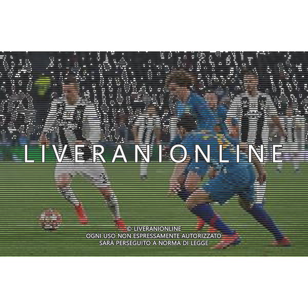 Torino 12.03.2019 Allianz Stadium 12.03.2019 Ottavi di finale Champions League Juventus vs Atletico Madrid ©Falzone/Agenzia Aldo Liverani NELLA FOTO : Federico Bernardeschi- Antoine Griezmann-Juanfran