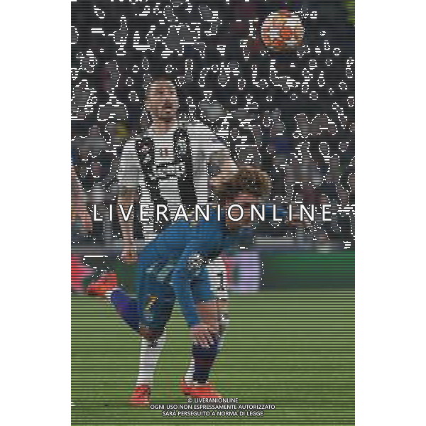 Torino 12.03.2019 Allianz Stadium 12.03.2019 Ottavi di finale Champions League Juventus vs Atletico Madrid ©Falzone/Agenzia Aldo Liverani NELLA FOTO : Antoine Griezmann-Leonardo Bonucci