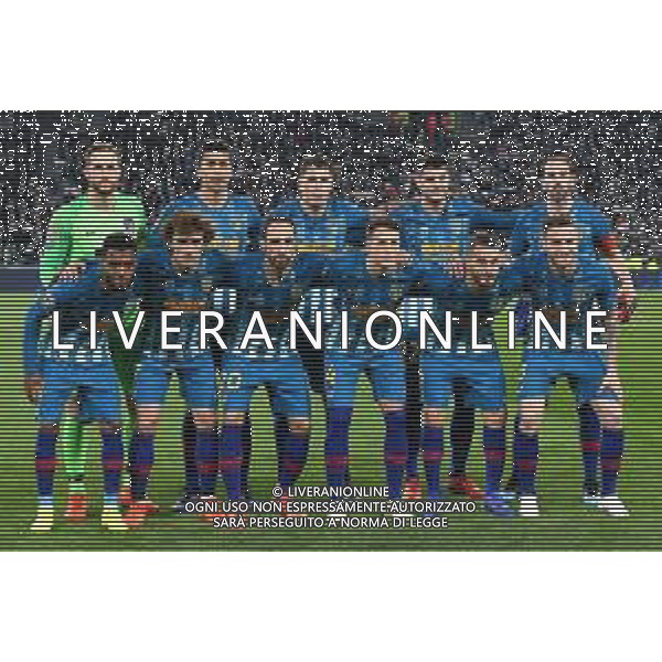 Torino 12.03.2019 Allianz Stadium 12.03.2019 Ottavi di finale Champions League Juventus vs Atletico Madrid ©Falzone/Agenzia Aldo Liverani NELLA FOTO : FORMAZIONE ATLETICO MADRID