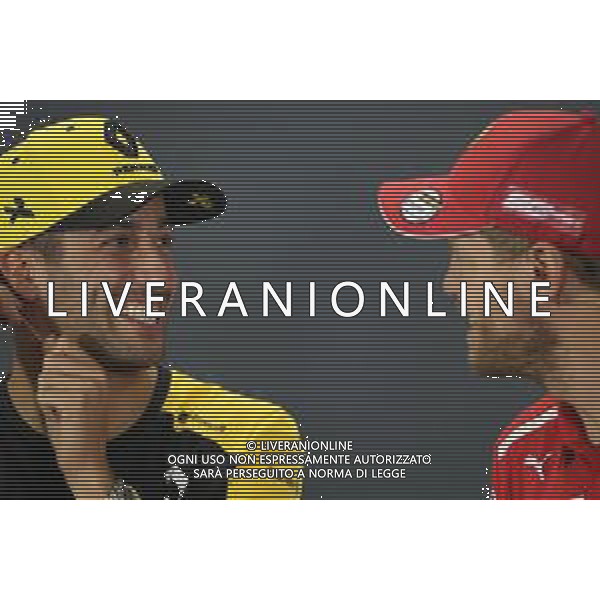 Daniel Ricciardo (AUS), Renault F1 Team and Sebastian Vettel (GER), Scuderia Ferrari 14.03.2019. Formula 1 World Championship, Rd 1, Australian Grand Prix, Albert Park, Melbourne, Australia, Preparation Day. / AGENZIA ALDO LIVERANI SAS - ITALY ONLY EDITORIAL USE ONLY