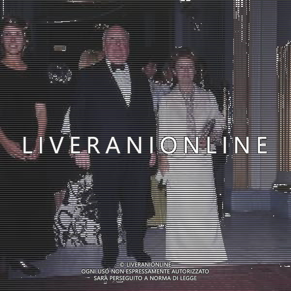 RETROSPETTIVA ALFRED HITCHCOCK REGISTA E SCENEGGIATORE NELLA FOTO ALFRED HITCHCOCK CON LA MOGLIE ALMA REVILLE AG ALDO LIVERANI SAS